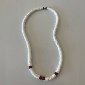 Puka shell necklace beachy look. Y2K look